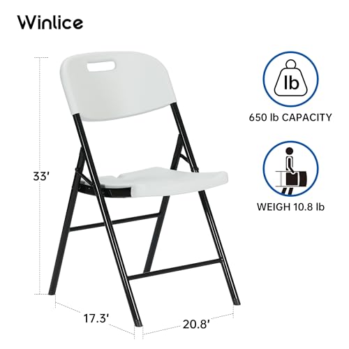 Folding Chairs for Events, White Steel Dining Chairs B863070