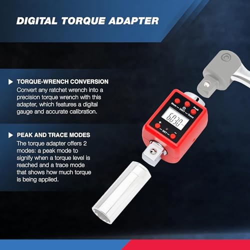 3/4-Inch Digital Torque Adapter, 150-750 ft-lb G4468
