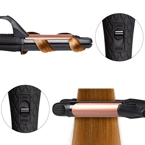 Travel Curling Iron, Dual Voltage Mini with Carry Bag S30666