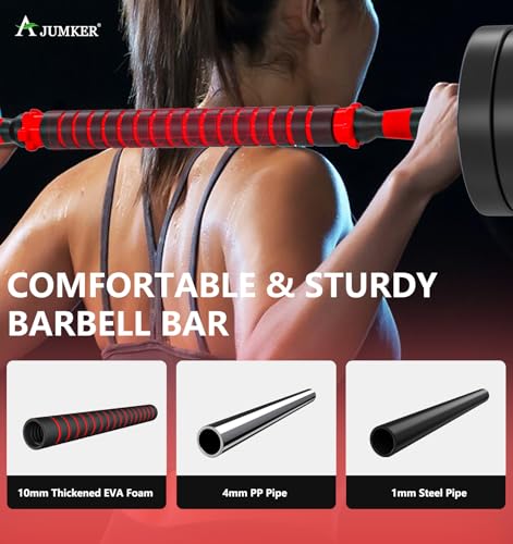 Adjustable Dumbbells Set, 20LBS Barbell for Home Gym Workout K53646