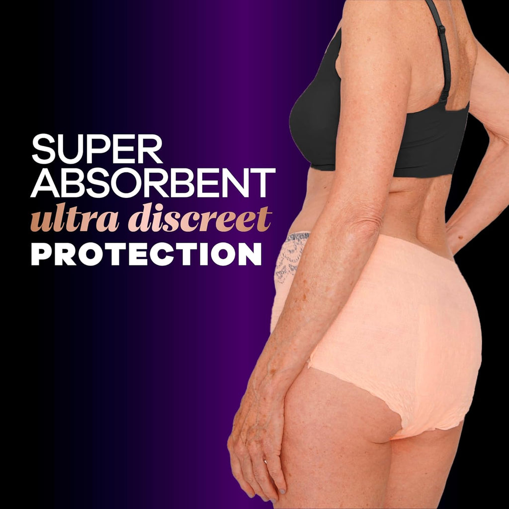 Incontinence Underwear for Women, Large, 10 Count Z927