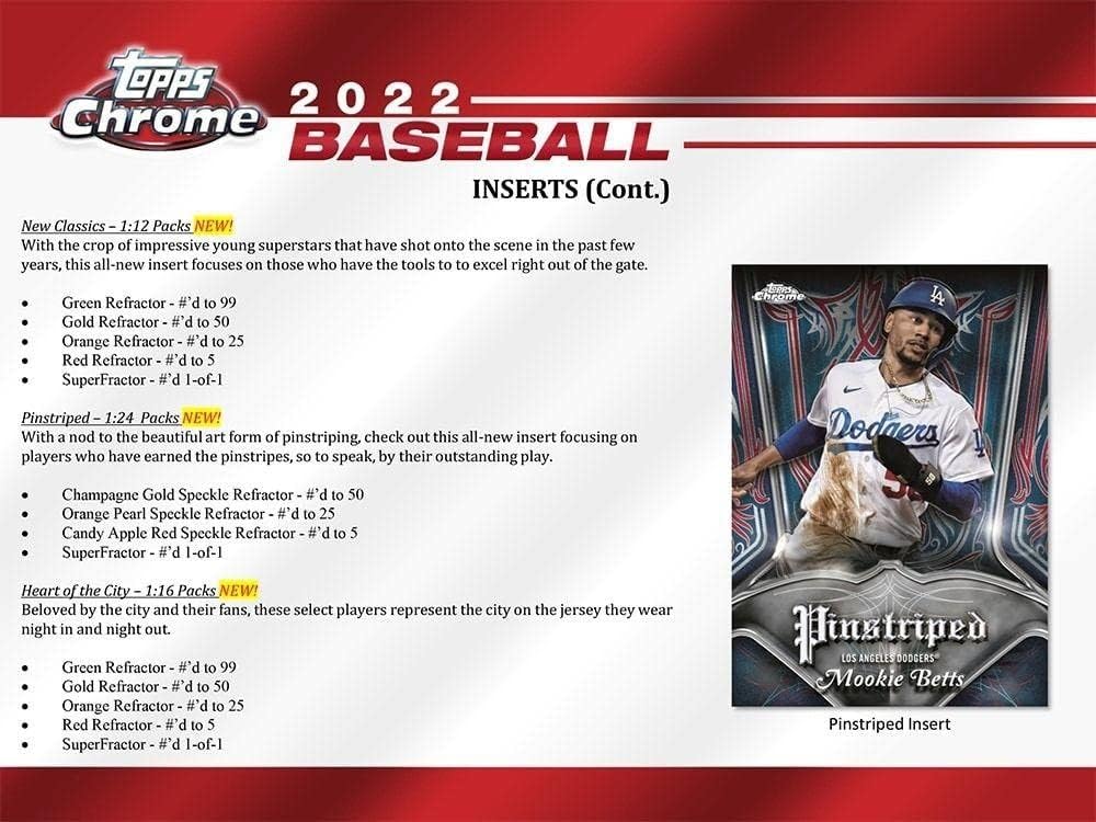2022 Topps Chrome Baseball Mega Box 10 Exclusive X-Fractor Parallels I550444