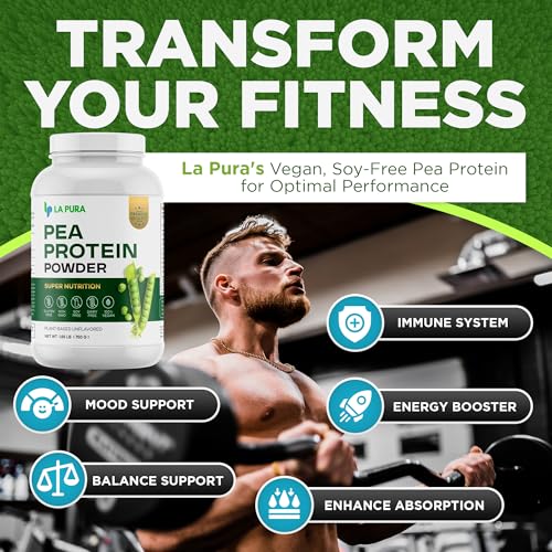 Pea Protein Powder, Unflavored Plant-Based, 20g Protein, Gluten Free C1320