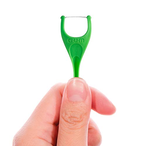 Angled Dental Floss Picks for Tight Teeth, Fresh Mint, 75 Count (4-Pack) G83797