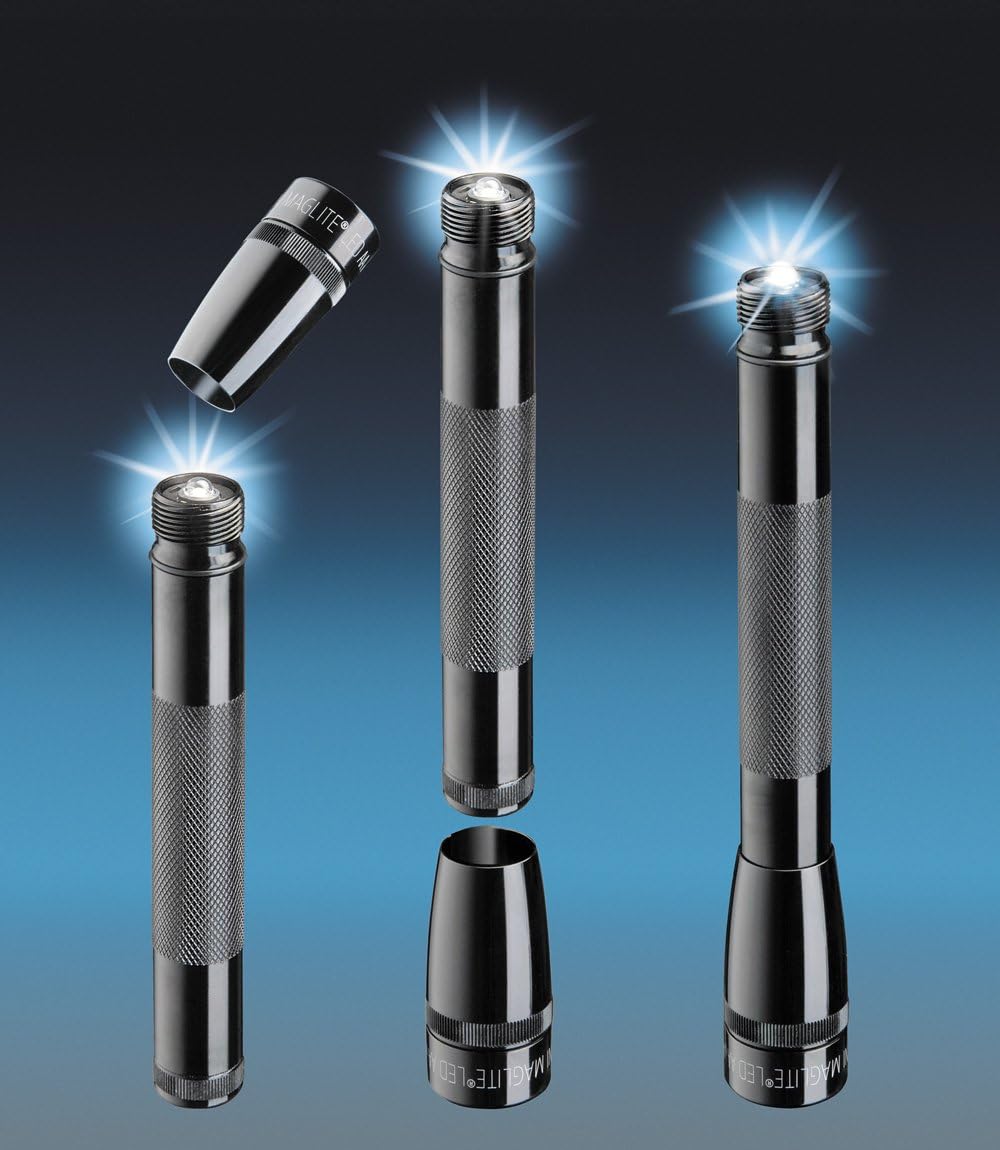 Mini Mag AA Pro LED Flashlight 332 Lumens - Silver W598