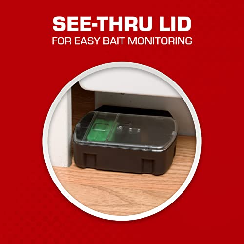 Mouse Killer Refillable Station, 1 Station with 4 Poison Block Refills V961661