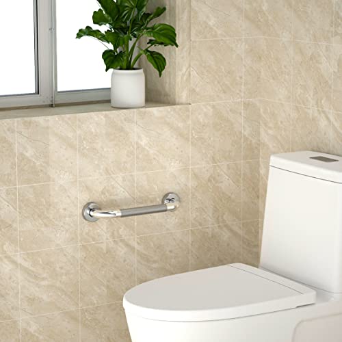 Anti Slip Shower Grab Bar, Chrome Finish Stainless Steel Bath Safety Rail N69954