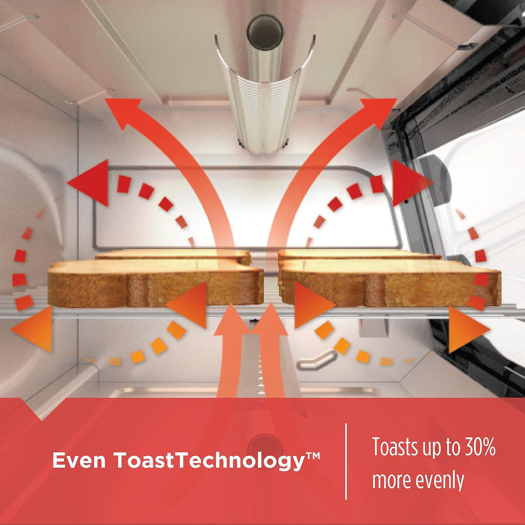 4-Slice Toaster Oven with Natural Convection, Stainless Steel S193