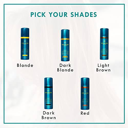 Root Concealer Touch Up Spray - Quick Drying, Water-Resistant Temporary Hair Color for Gray Roots - 2 oz L850477