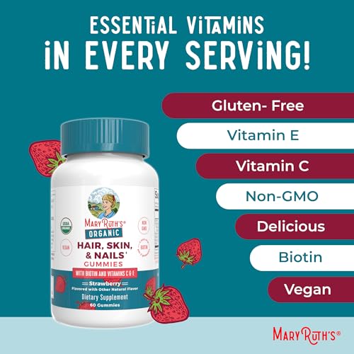 Hair Skin and Nails Biotin Gummies with Vitamins C and E B80255
