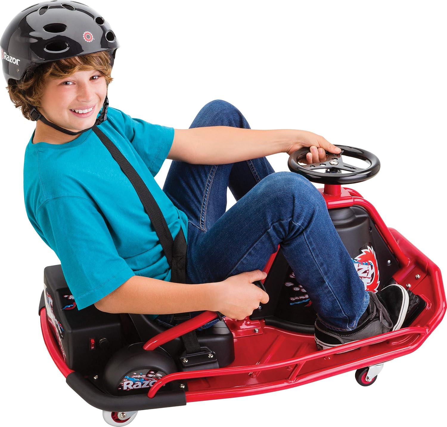 24V Electric Drifting Go Kart with Variable Speed, Up to 12 mph N105