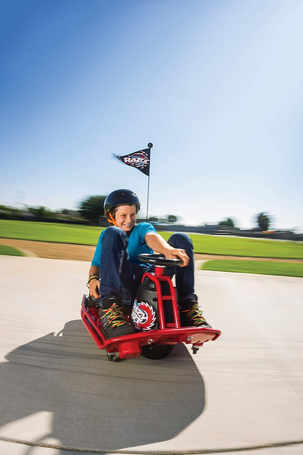 24V Electric Drifting Go Kart with Variable Speed, Up to 12 mph N105