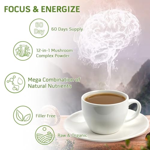 Mushroom Supplement Blend for Coffee and Smoothies R671065