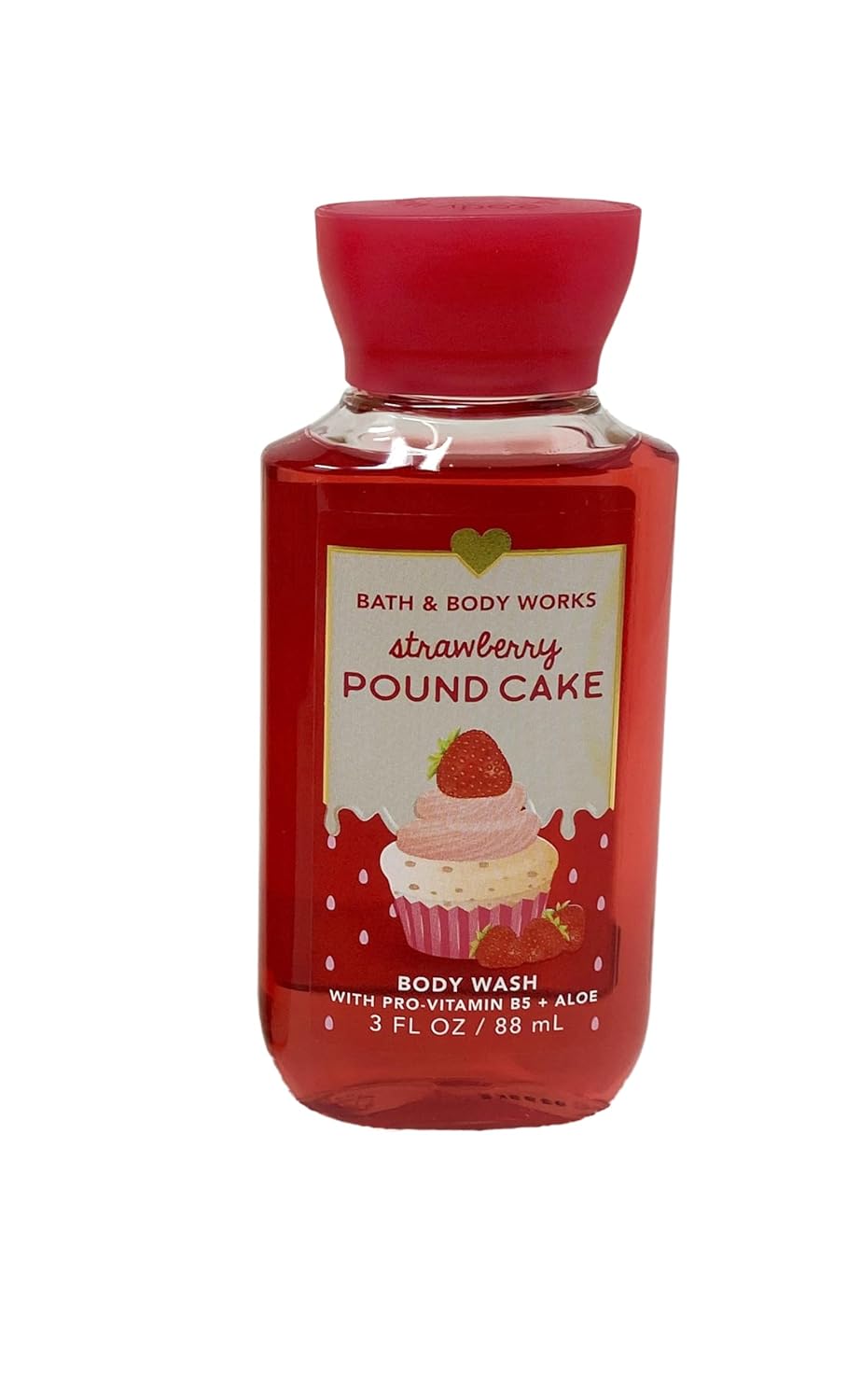 Strawberry Pound Cake Mini Gift Set with Fragrance Mist, Body Lotion and Body Wash F676