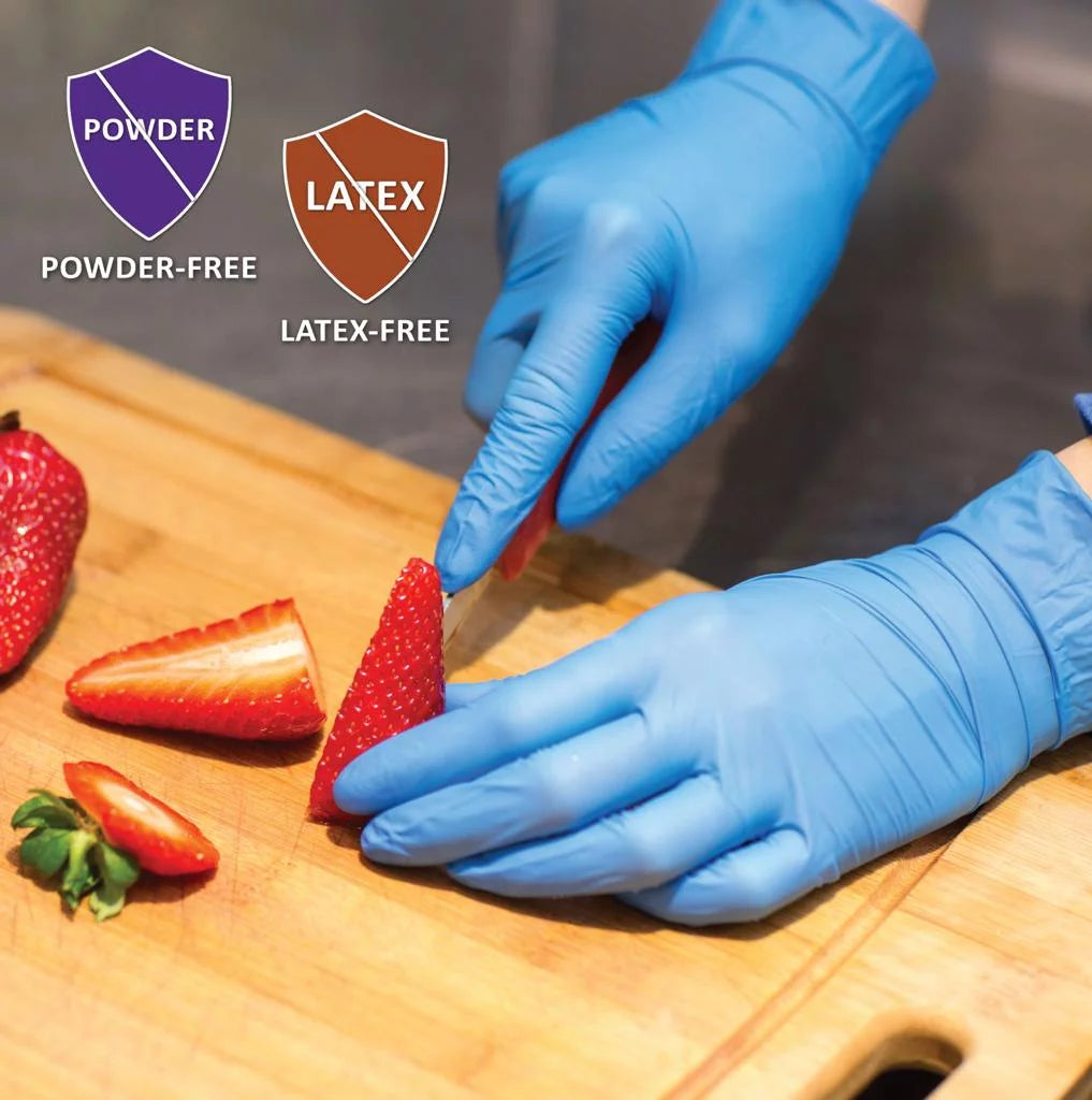 Disposable Nitrile-Vinyl Exam Gloves, Latex Free, Small, 1000/Case S951688