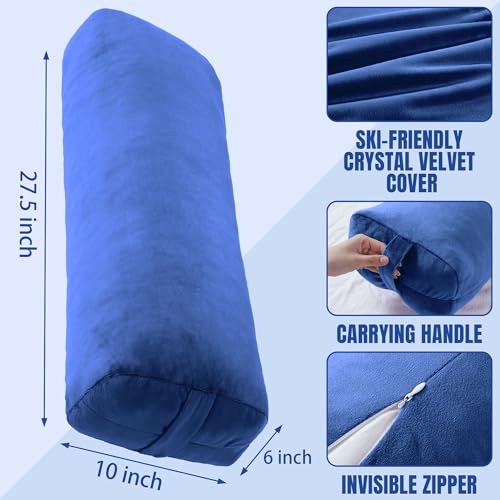 Yoga Bolster Pillow for Restorative Yoga & Meditation with Carry Handle H598