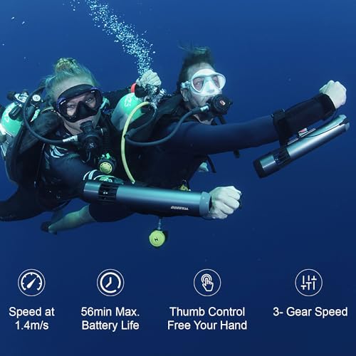 Underwater Scooter, Thumb Controlled for Paddle Board, Diving and Snorkeling K89230
