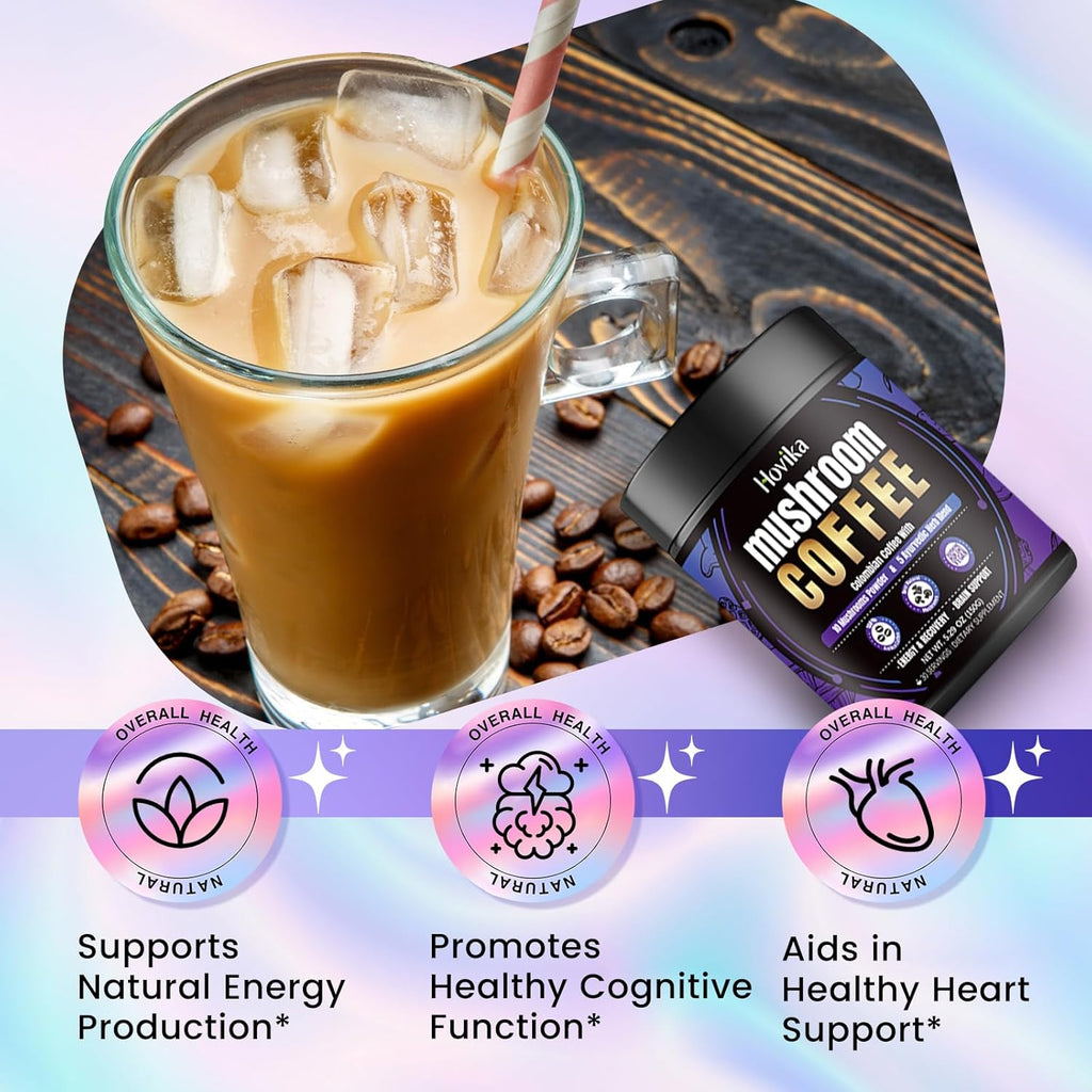 Organic Mushroom Instant Coffee with Superfoods and Herbs B651