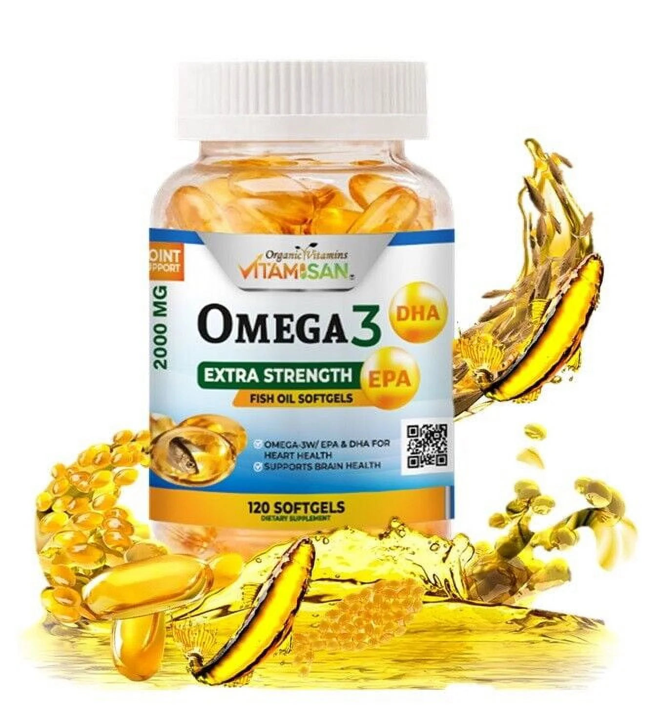 Fish Oil 2000mg 120 Softgels T6145