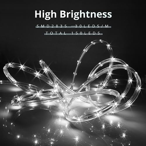 Flexible LED Rope Light 33ft, RGB Color Changing with Remote, Waterproof X462992
