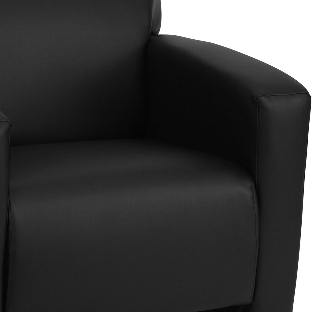 Black LeatherSoft Chair Q9311