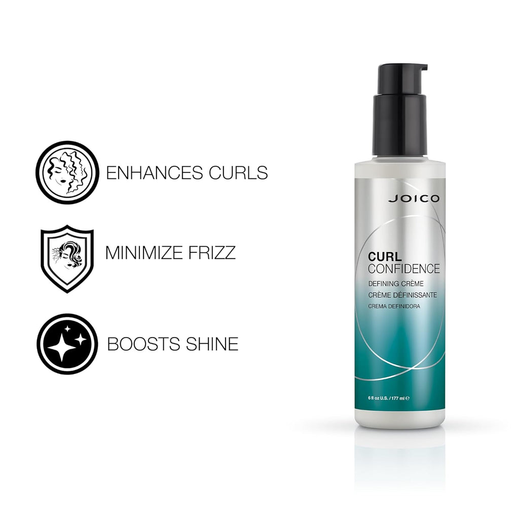 Curl Defining Crème for Curly Hair, Frizz Control, 6 Fl Oz J36794