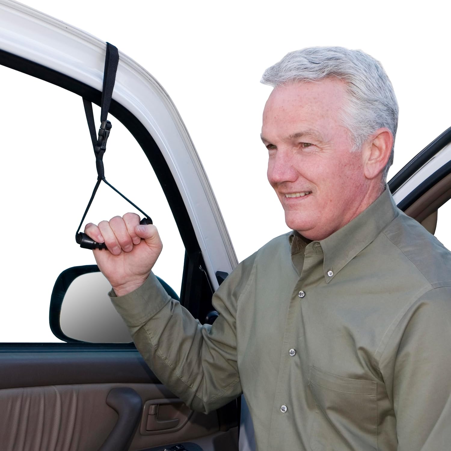 Able Life Auto Assist Handle, Portable Vehicle Support Handle for Easy Sit to Stand Assistance, Car Door Lift Assist Adjustable Strap with Rubber Grip Handle for Adults, Seniors, and Elderly