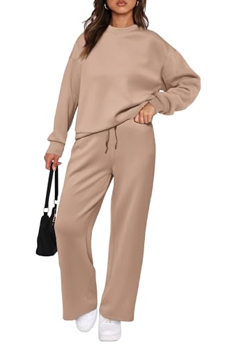 Women's 2 Piece Lounge Set Long Sleeve Tops and Pants S2586