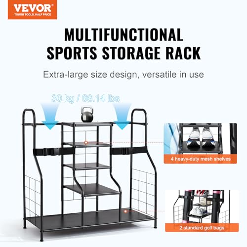 Golf Bag Storage Rack Stand Holder G534