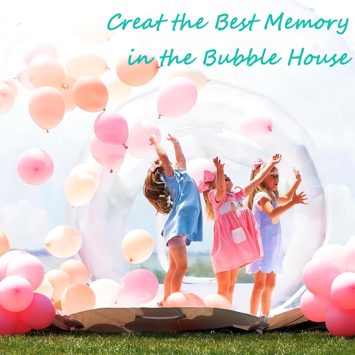 Inflatable Bubble Tent for Events Parties, Clear Dome with Blower S62392