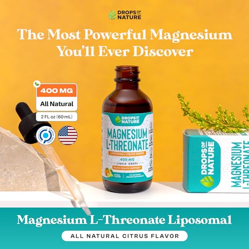 Liposomal Magnesium L-Threonate Liquid Supplement, Vegan, 2 oz V595