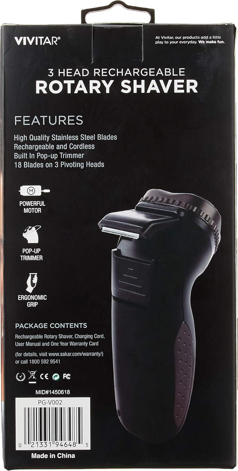 Rotary 3-Head Shaver J1591