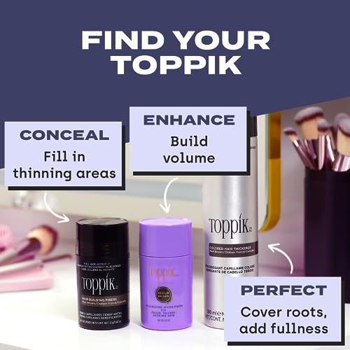 Colored Hair Thickener Spray for Root Touchup, 5.1 oz B258791