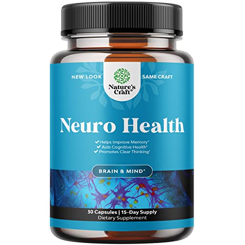 Advanced Nootropics Brain Support Supplement - Synergetic Mental Energy and Focus Supplement with Brain Vitamins for Cognitive Enhancement - Mind and Memory Supplement for Brain Health (30 Servings)