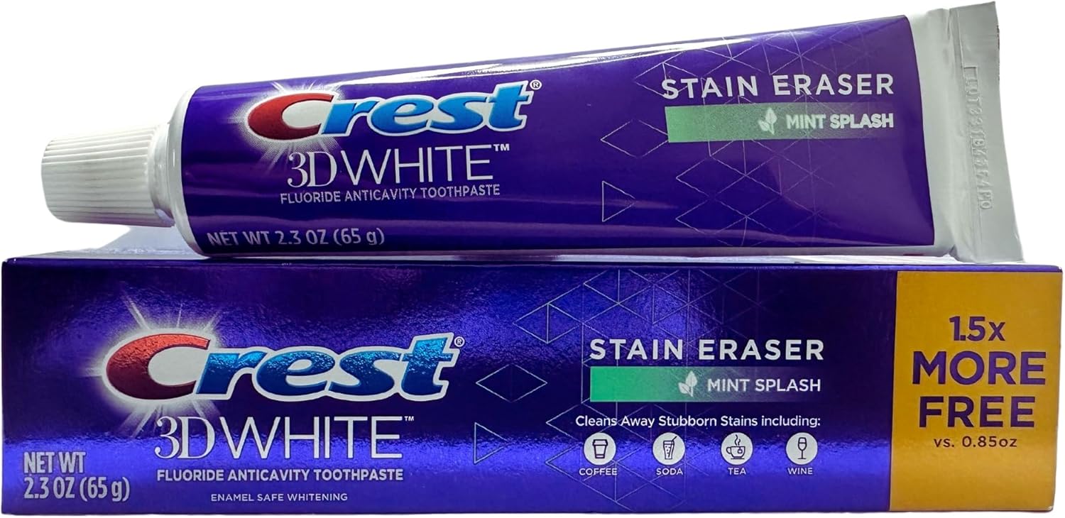 Whitening Fluoride Toothpaste, 2.3 oz, Pack of 2 Z8100