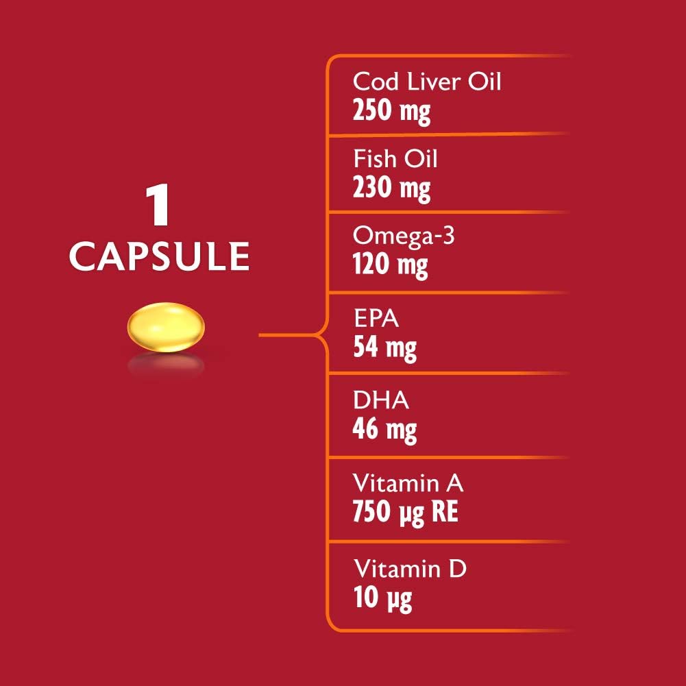 Cod Liver Oil 60 Capsules L32284