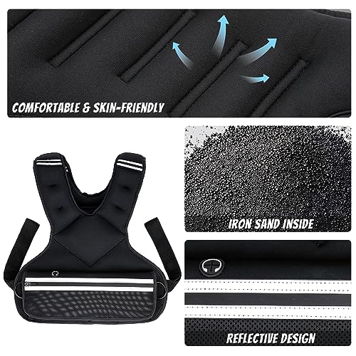 Adjustable Weight Vest for Running and Strength Training M5877