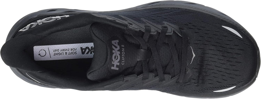 Men's Clifton Running Shoes, Black D267