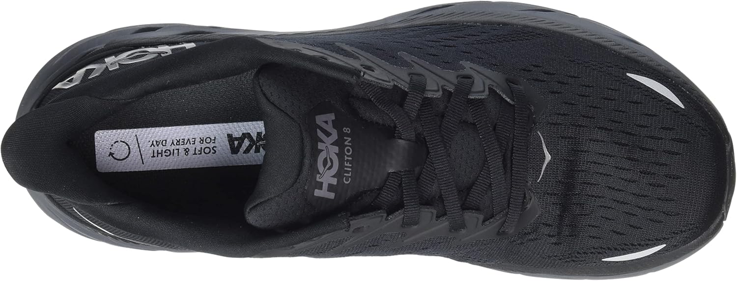 Men's Clifton Running Shoes, Black D267