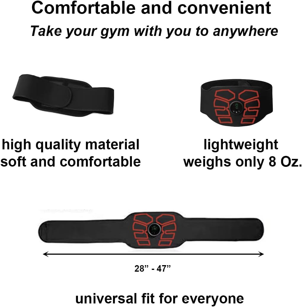Abdominal Muscle Stimulator Toning Belt G8731