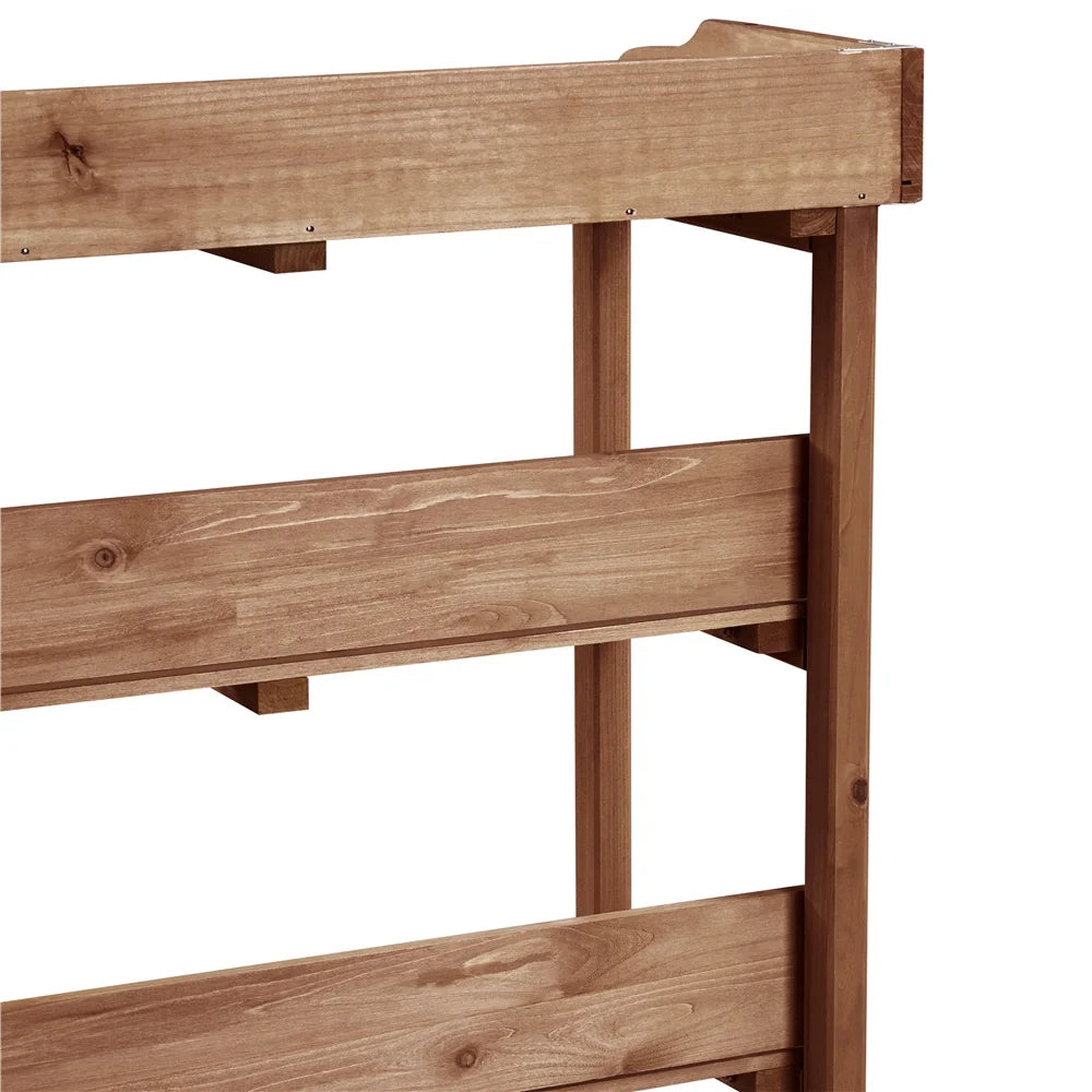 Outdoor Potting Bench Table with Storage Shelf A926247