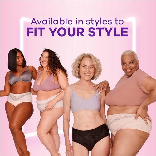 Incontinence & Postpartum Underwear for Women, Maximum Plus Protection, Small/Medium, 28 Count V247927