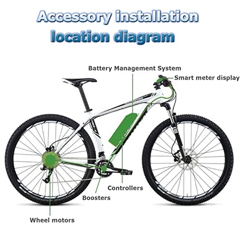 Electric Bicycle Conversion Kit Rear Wheel with LCD Display, 48V 1500W P94614