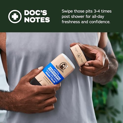 Natural Deodorant for Men, Aluminum Free, Alpine Sage & Fresh Falls, 2.65 oz, 2 Pack E424