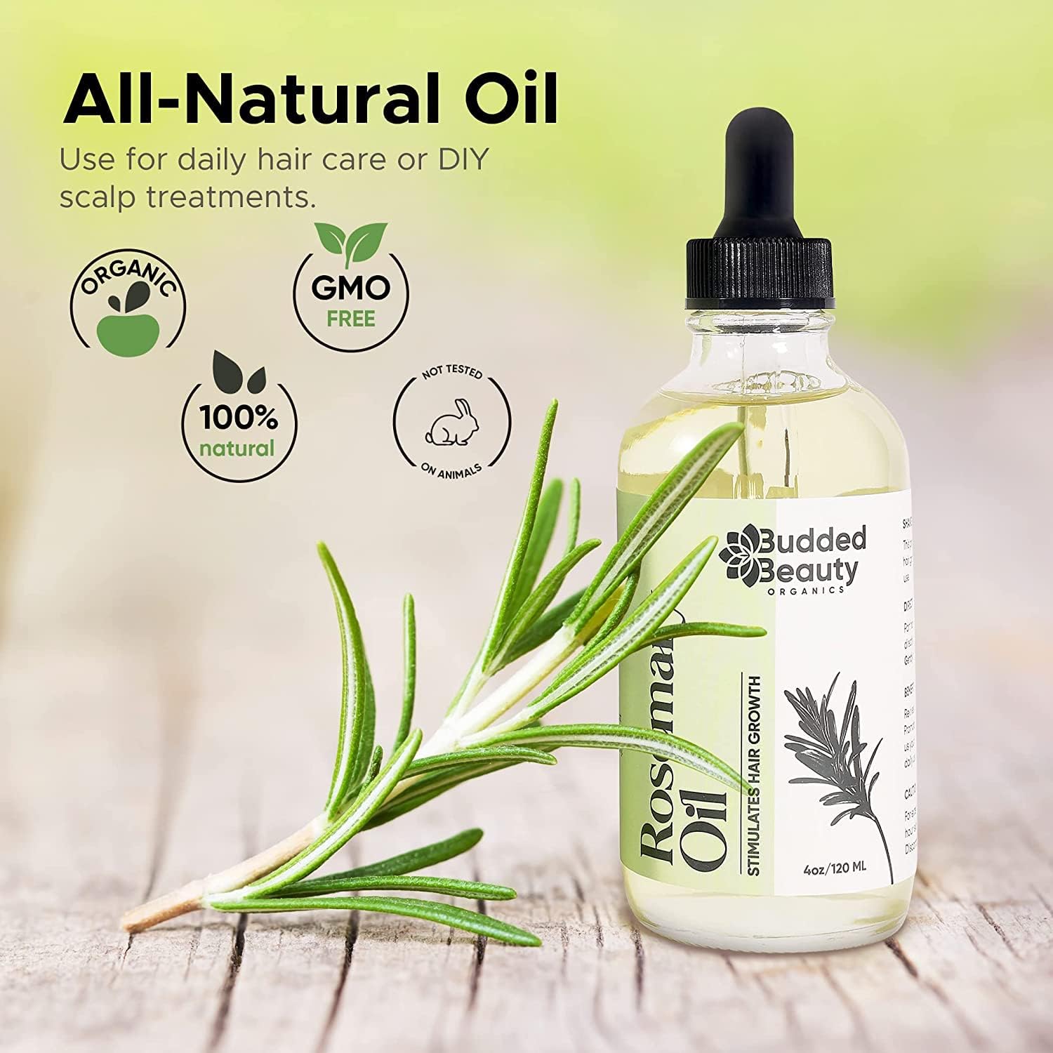 Rosemary Oil for Hair Growth with Dropper Y470109