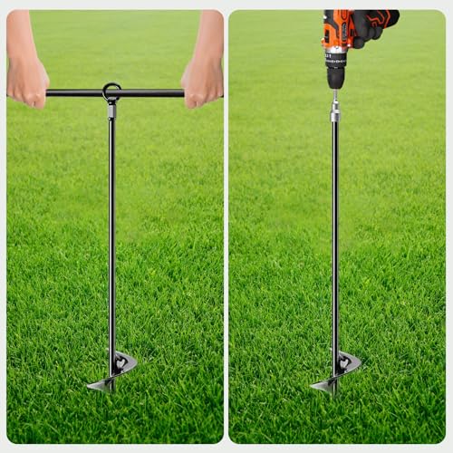 Heavy Duty Earth Anchors for High Winds, 6 Pack E956