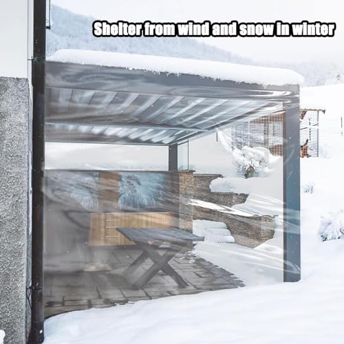 Clear Waterproof Tarpaulin 20x20ft with Grommets U357935