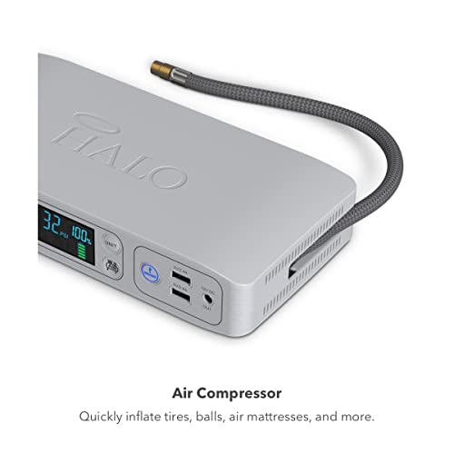 Portable Vehicle Jump Starter with Air Compressor and Power Bank X108