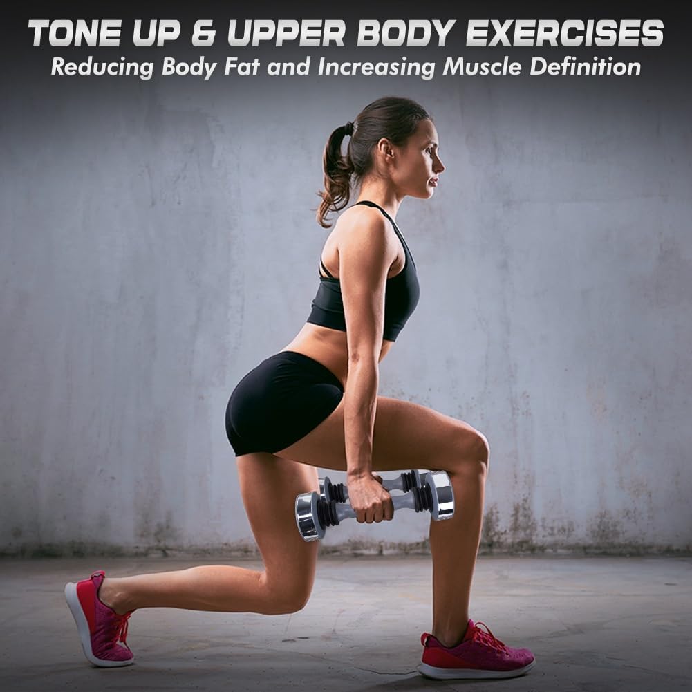 3 lbs Arm Firming Muscle Toning Dumbbell with Workout DVD A832977
