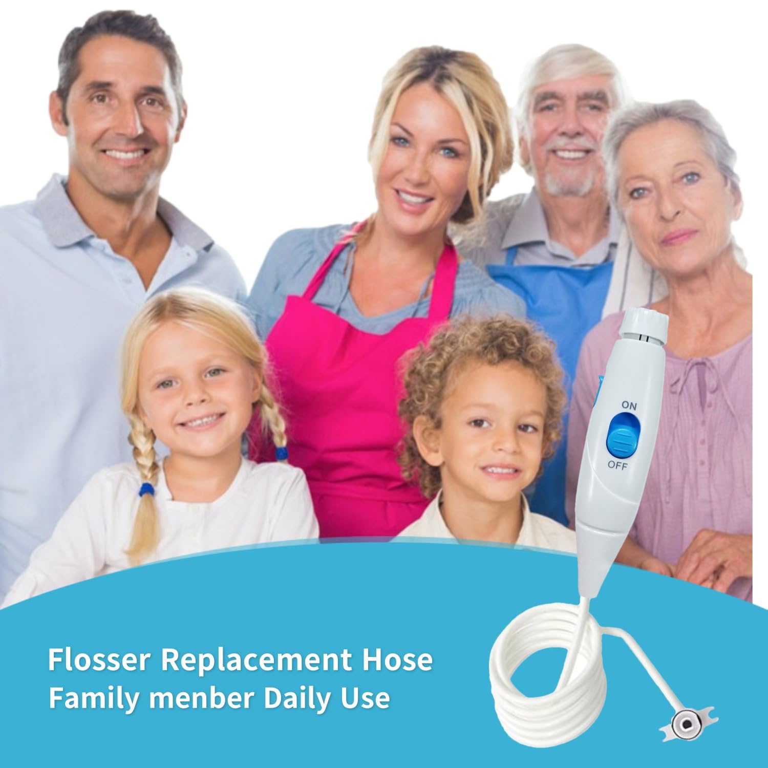 Water Flosser Replacement Tips for Oral Irrigator (Blue) Z844317